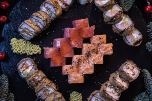 SUSHI LOUNGE WINTER SAKURA SET 32 vnt.